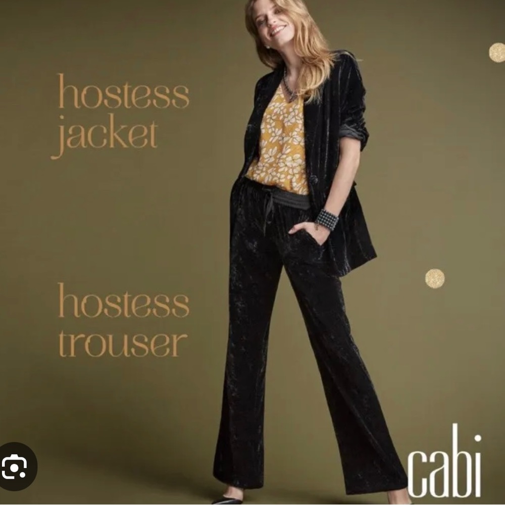 CAbi Velvet Hostess Jacket